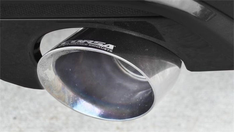 Corsa 15-16 Ford Mustang GT Convertible 5.0L V8 Polished Sport Cat-Back Dual Rear Exit-thumbmail-3