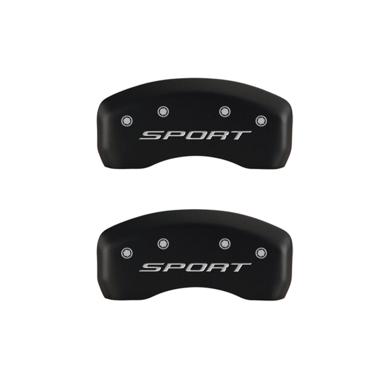 MGP 4 Caliper Covers Engraved front & Rear 2015/Sport Red finish silver ch-thumbmail-5