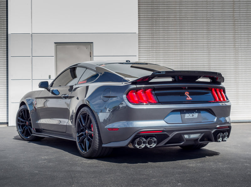 Borla 2020 Ford GT500 5.2L AT 3in ATAK CatBack Exhaust w/ Carbon Fiber Tips-thumbmail-4