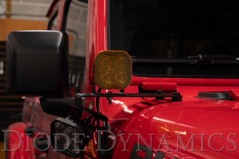 Diode Dynamics SS3 LED Pod Cover Standard - Yellow-thumbmail-5