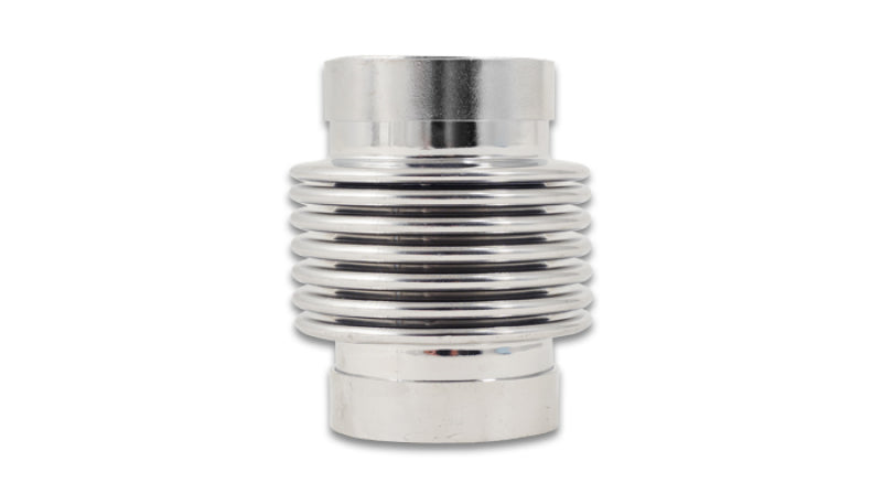 Vibrant SS Bellow Assembly w/ Liner 1.75in Inlet/Outlet ID x 2.5in OAL Electro Polished-thumbmail-1