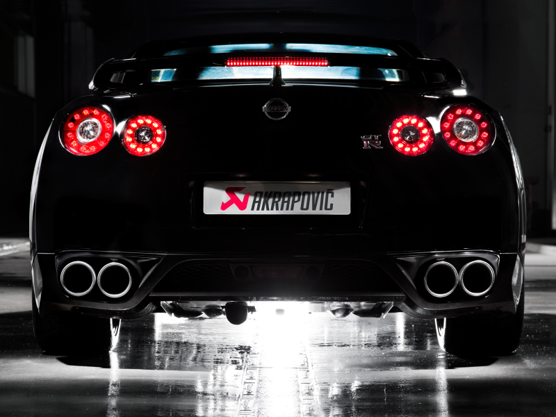 Akrapovic 08-17 Nissan GT-R Evolution Line Cat Back (Titanium) (Req. Tips)-thumbmail-6