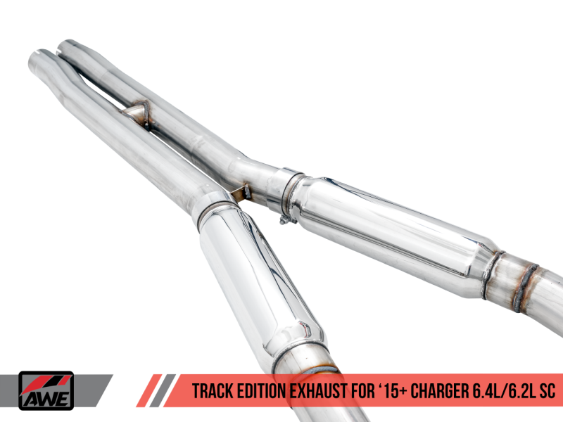 AWE Tuning 2015+ Dodge Charger 6.4L/6.2L Supercharged Track Edition Exhaust - Chrome Silver Tips-thumbmail-8