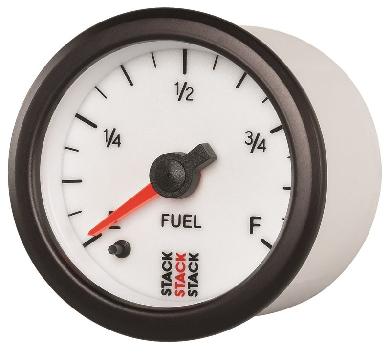 Autometer Stack 52mm 0-280 Ohm Programmable Pro Stepper Motor Fuel Level Gauge - White-thumbmail-6