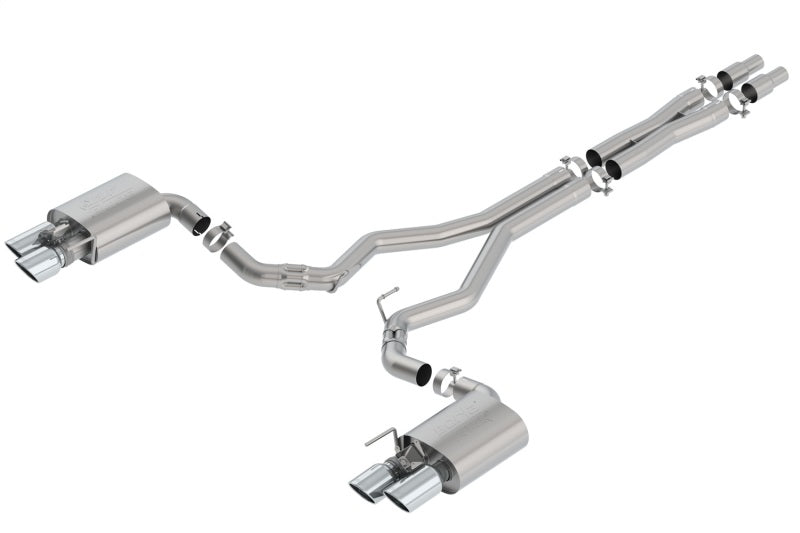 Borla 2018 Ford Mustang GT 5.0L AT/MT 3in ATAK Catback Exhaust w/ Valves-thumbmail-3