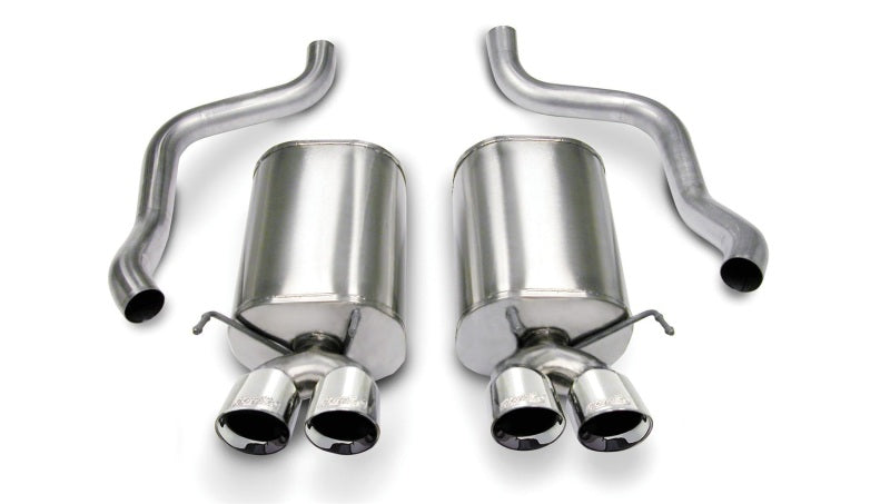Corsa 05-08 Chevrolet Corvette C6 6.0L V8 Polished Sport Axle-Back Exhaust-thumbmail-2