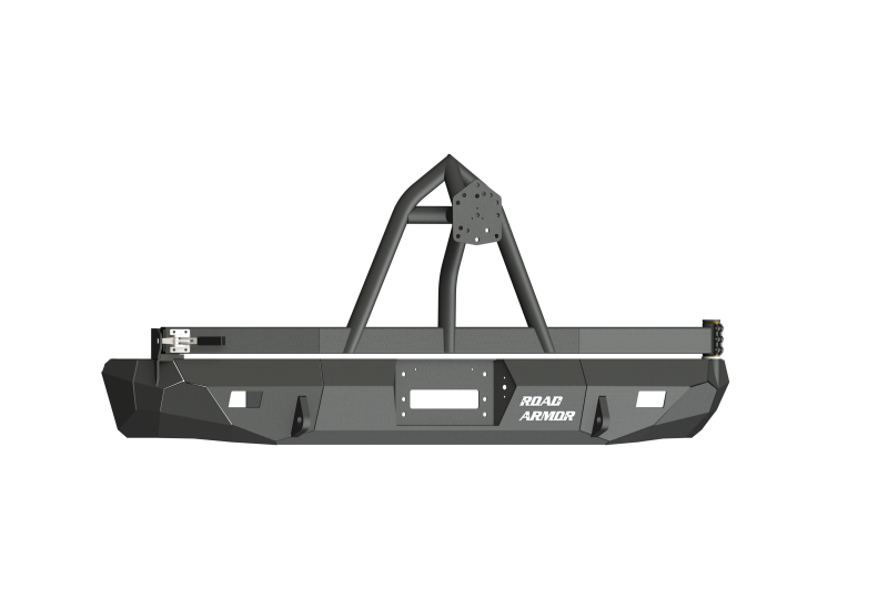 Road Armor 99-07 Ford Excursion Stealth Rear Winch Bumper w/Tire Carrier - Tex Blk-thumbmail-1