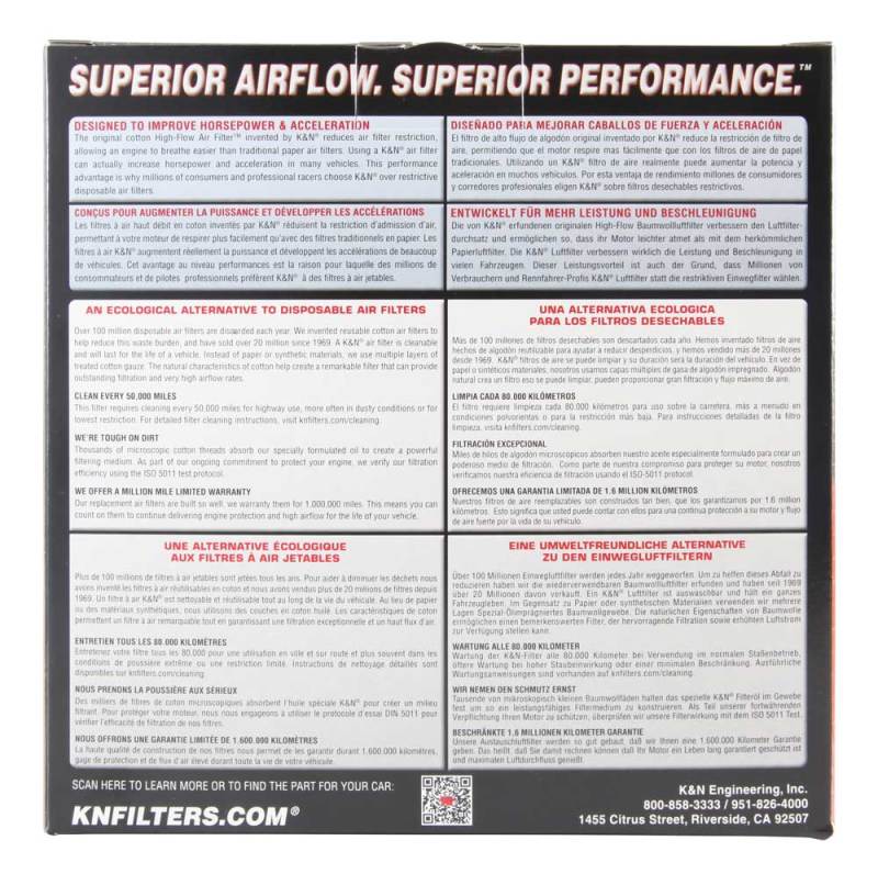 K&N Honda XL1000 VARADERO 03-10 Air Filter-thumbmail-5