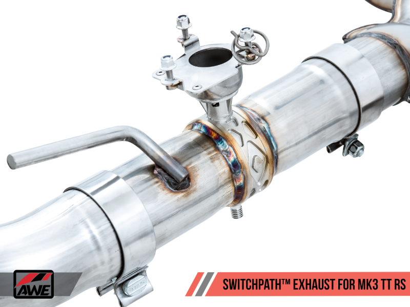 AWE Tuning 18-19 Audi TT RS 2.5L Turbo Coupe 8S/MK3 SwitchPath Exhaust w/Diamond Black RS-Style Tips-thumbmail-8