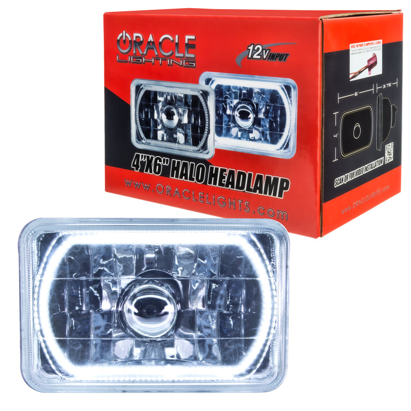 Oracle Pre-Installed Lights 4x6 IN. Sealed Beam - White Halo-thumbmail-2