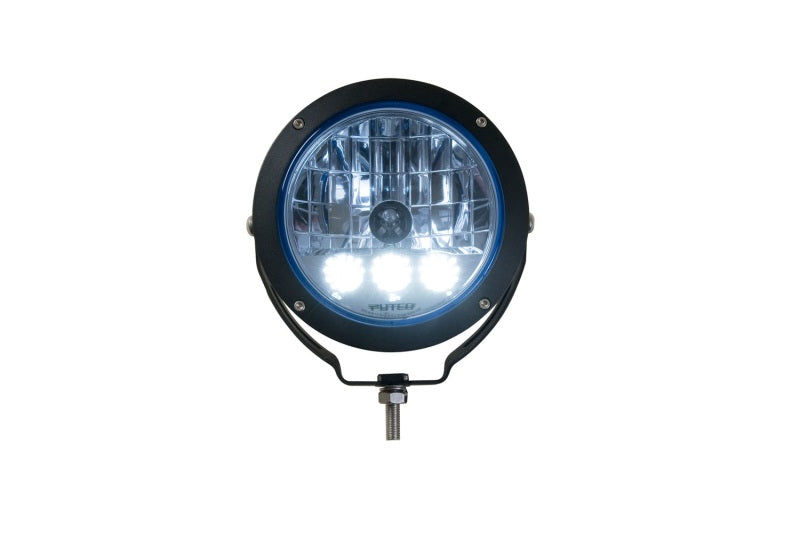 Putco HID Off Road Lamp w/3 LED DayTime Running Lights - 6in Black Housing w/ Blue Tinted Lens-thumbmail-3