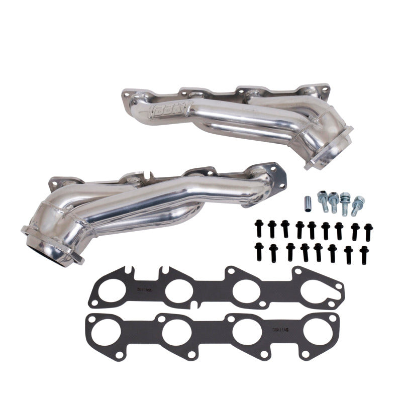 BBK 05-15 Dodge Challenger Charger 5.7 Hemi Shorty Tuned Length Exhaust Headers 1-3/4 Silver Ceramic-thumbmail-4