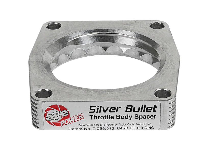 aFe Silver Bullet Throttle Body Spacer TBS 17-19 Nissan Patrol (Y61) I6-4.8L-thumbmail-12