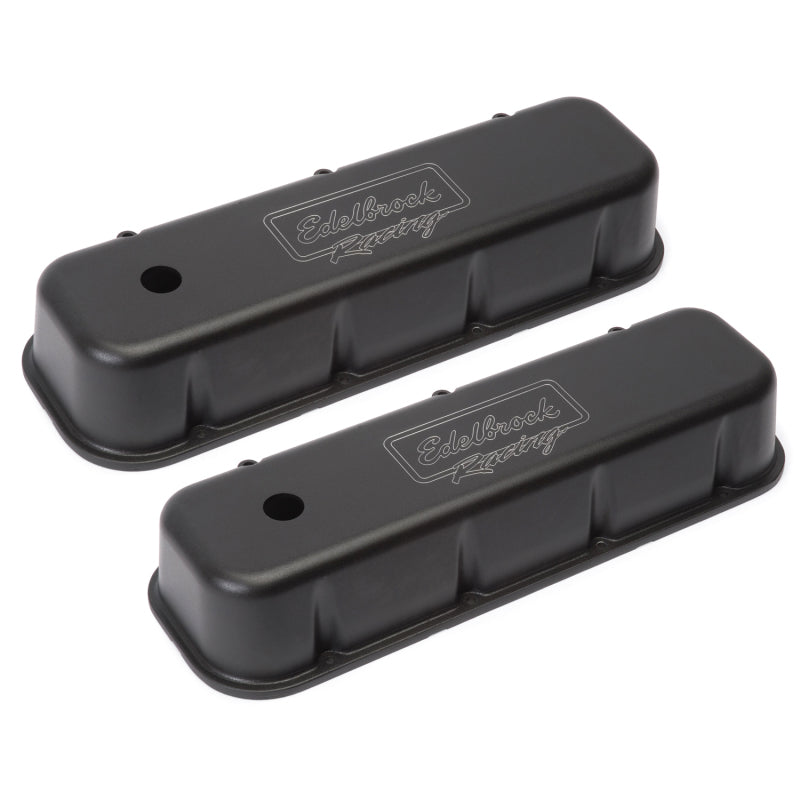 Edelbrock Valve Cover Victor Series Chevrolet 1965 and Later 396-502 V8 Tall Black-thumbmail-11