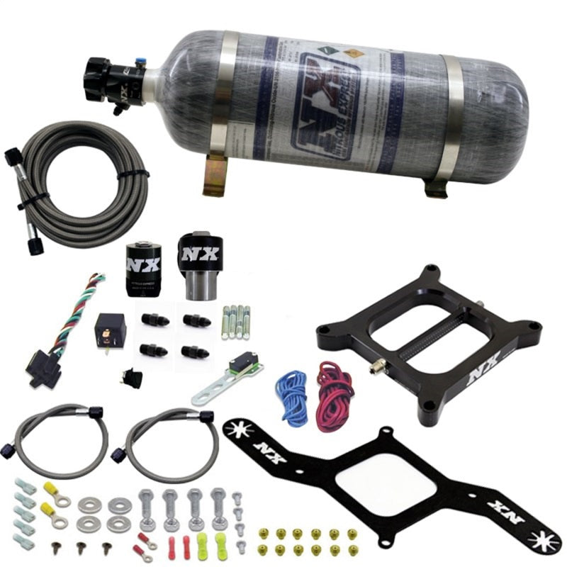 Nitrous Express 4150 Gasoline (RNC) Nitrous Kit w/12lb Bottle-thumbmail-2