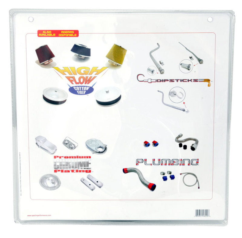 Spectre Round Air Filter 14in. x 3in. - White (Paper)-thumbmail-11