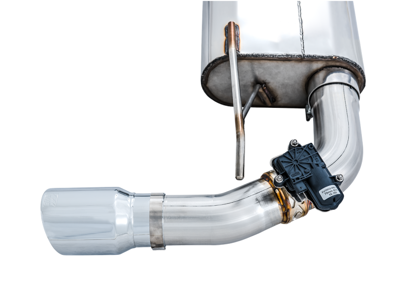AWE Tuning Ford Focus RS SwitchPath Cat-back Exhaust - Chrome Silver Tips-thumbmail-9