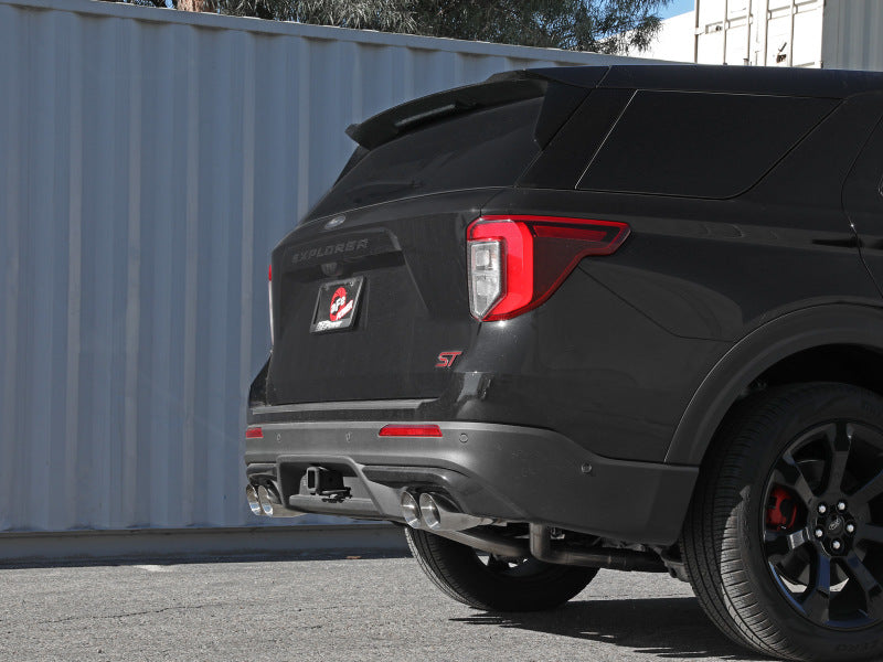 aFe MACH Force-Xp 2.5in. 304 SS C/B Exhaust 20-21 Ford Explorer V6-3.0L - Polished Tip-thumbmail-4