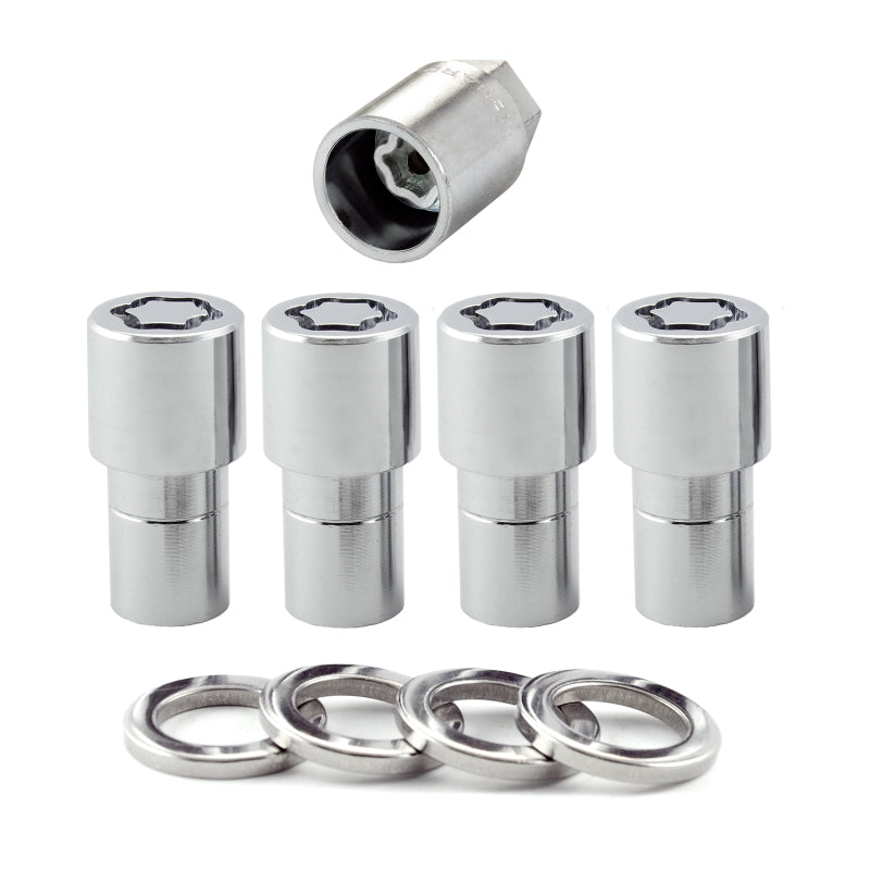 McGard Wheel Lock Nut Set - 4pk. (Long Shank Seat) M12X1.5 / 13/16 Hex / 1.75in. Length - Chrome-thumbmail-7