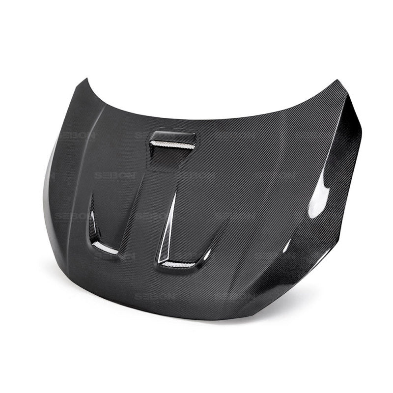 Seibon 2016-2017 Honda Civic Coupe/Sedan/Hatchback MR-Style Carbon Fiber Hood-thumbmail-8