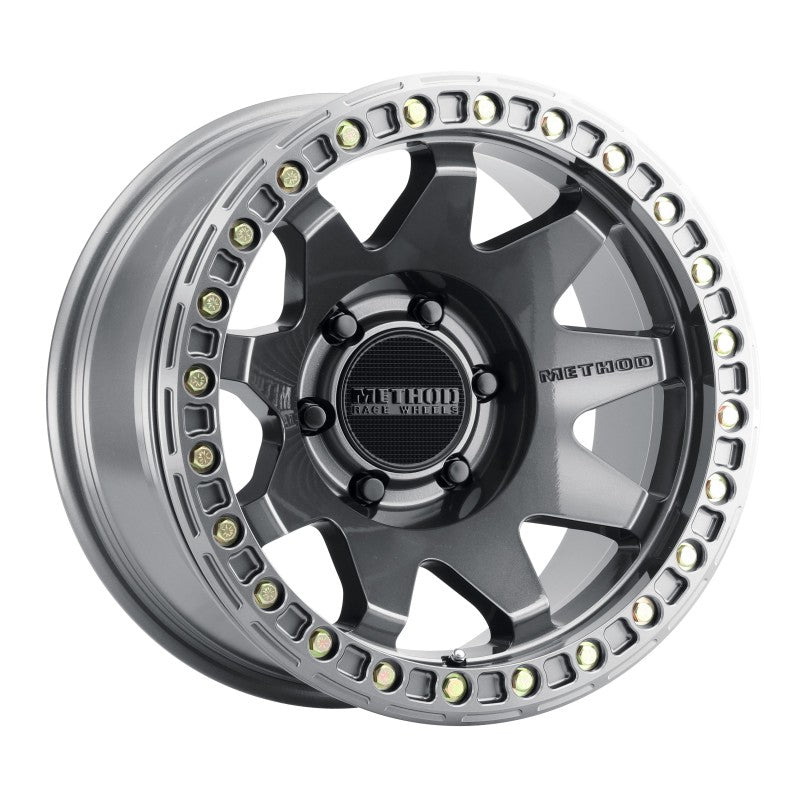 Method MR108 17x9 -44mm Offset 6x5.5 106.25mm CB Gloss Titanium w/BH-H24125-38 Wheel-thumbmail-3