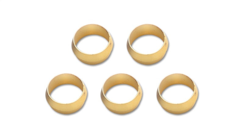 Vibrant Brass Olive Inserts 5/16in - Pack of 5-thumbmail-2