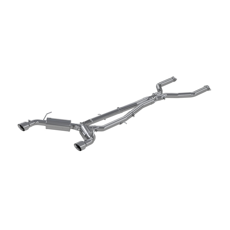 MBRP 16-22 Infiniti Q50 3.0L FWD/AWD 3in Cat Back w/ 4.5in OD Tips - T304-thumbmail-3