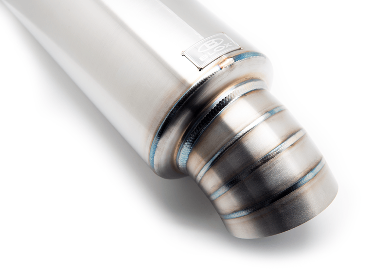 BLOX Racing 3.5in Street Muffler With Turndown Tip-thumbmail-5