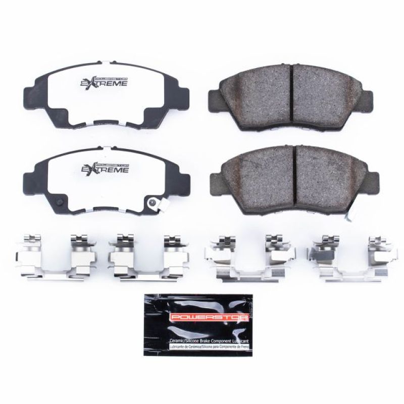 Power Stop 02-06 Acura RSX Front Z26 Extreme Street Brake Pads w/Hardware-thumbmail-1