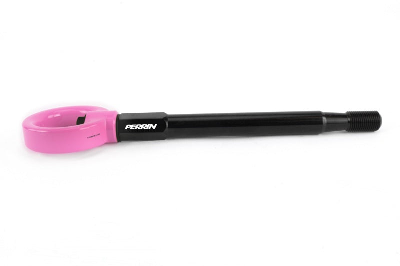 Perrin 08-14 Subaru WRX/STI Tow Hook Kit (Front) - Hyper Pink-thumbmail-3