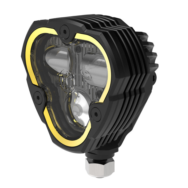 KC HiLiTES FLEX ERA 3 Dual Mode SAE Fog Light - Single Light Master Kit (w/Clear + Yellow Lens)-thumbmail-19