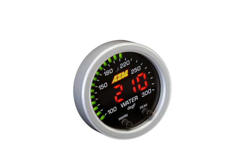 AEM X-Series Temperature 100-300F Gauge Kit (ONLY Black Bezel and Water Temp. Faceplate)-thumbmail-23