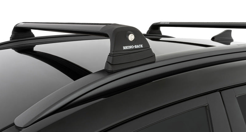 Rhino-Rack 18-22 Hyundai Kona 1st Gen 5 Door SUV w/Flush Rails Vortex RVP 2 Bar Roof Rack - Black-thumbmail-7