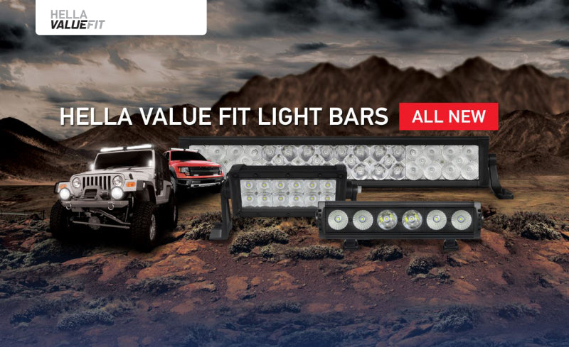 Hella Value Fit Sport 32in - 180W LED Light Bar - Dual Row Combo Beam