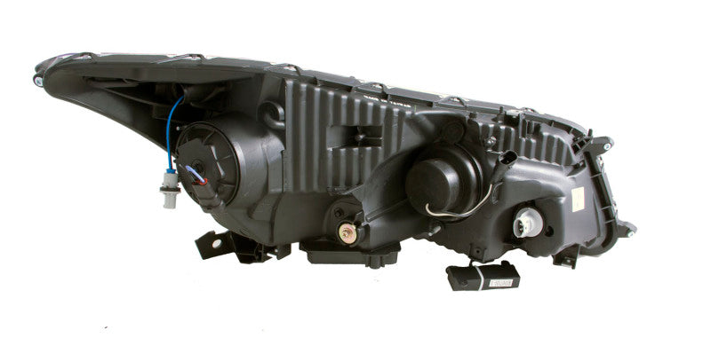 ANZO 2008-2012 Honda Accord Projector Headlights w/ U-Bar Black-thumbmail-7