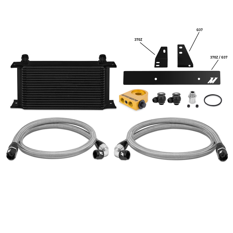 Mishimoto 09-12 Nissan 370Z / 08-12 Infiniti G37 (Coupe Only) Thermostatic Oil Cooler Kit-thumbmail-3