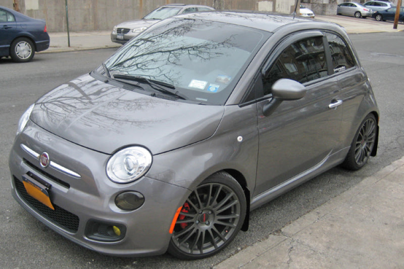 Rally Armor 12-18 Fiat 500 (Pop/Sport/Lounge/Abarth) Black UR Mud Flap w/ Red Logo-thumbmail-9