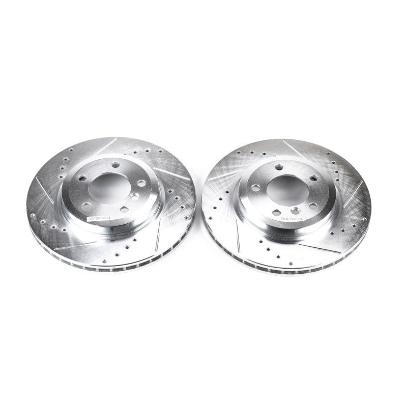 Power Stop 01-06 BMW 330Ci Front Evolution Drilled & Slotted Rotors - Pair-thumbmail-2