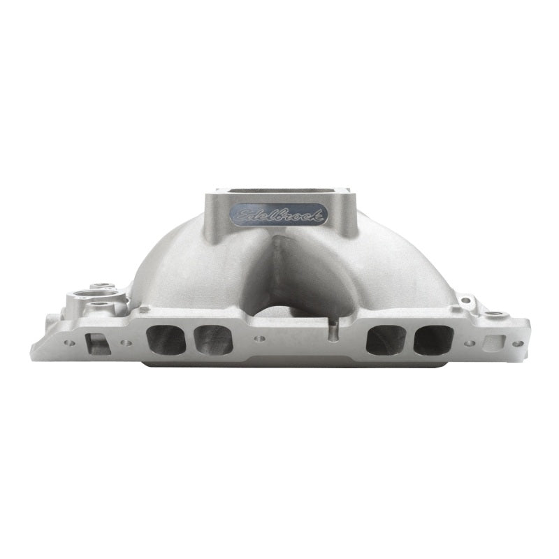 Edelbrock Manifold Chevy BB 9 8 Deck (Short) Super Victor 565 Thick Flange Rect Port Heads-thumbmail-25