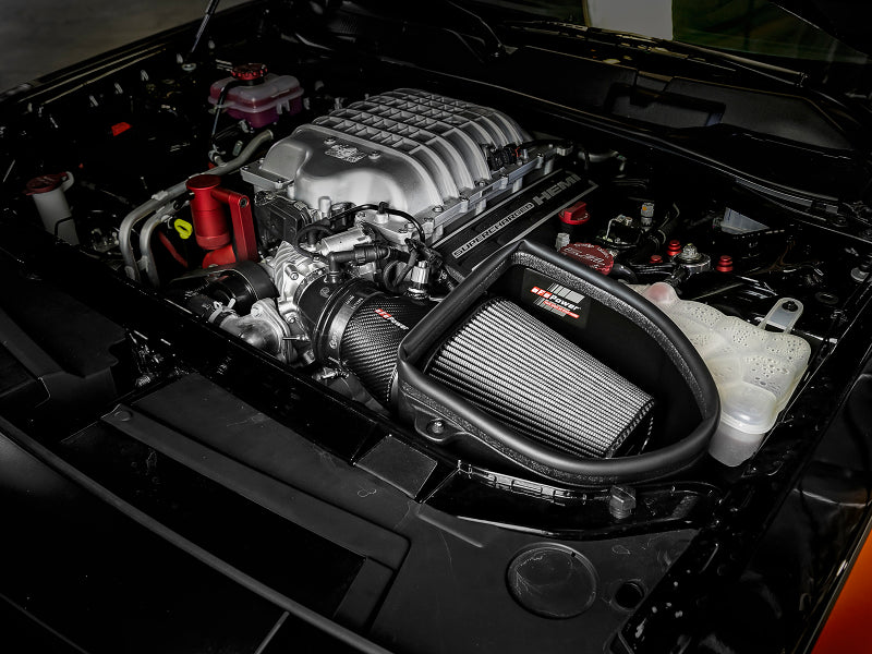 aFe Magnum Force Stage-2 Track Series Carbon Fiber AIS w/Pro Dry S Media-18 Dodge Challenger V8-6.2L-thumbmail-2