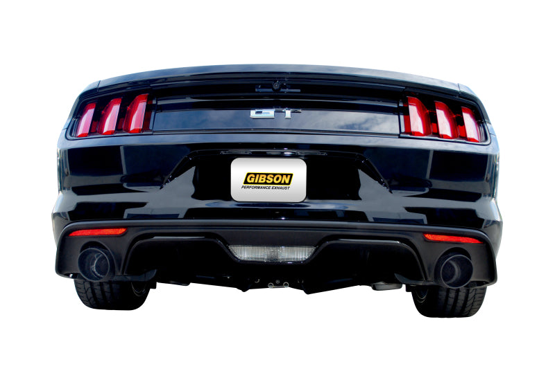 Gibson 2015 Ford Mustang GT Premium 5.0L 3in Cat-Back Dual Exhaust - Black Elite (Ceramic)-thumbmail-4