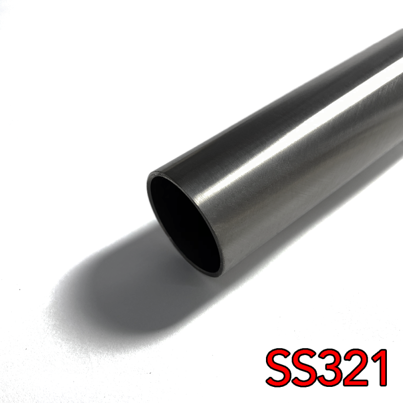 Stainless Bros 2.5in SS321 Straight Tube - 16GA/.065in Wall - 48in Length-thumbmail-1