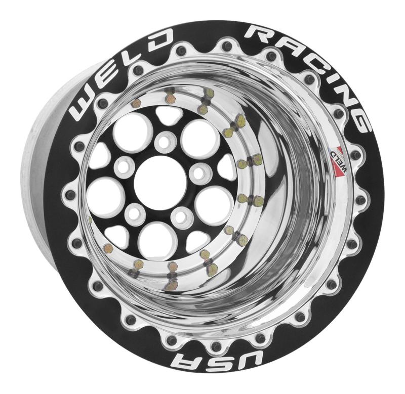 Weld Magnum Drag 2.0 15x10 / 5x4.50 BP / 5in BS Black Wheel CTR-thumbmail-1
