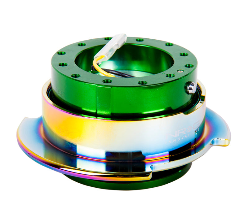 NRG Quick Release Gen 2.5 - Green Body / Neochrome Ring-thumbmail-3