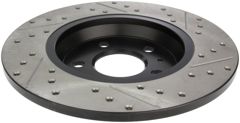 StopTech Power Slot 09-10 Audi A4/A4 Quattro / 08-10 A5 / 10 S4 Rear Right Drilled & Slotted Rotor-thumbmail-3