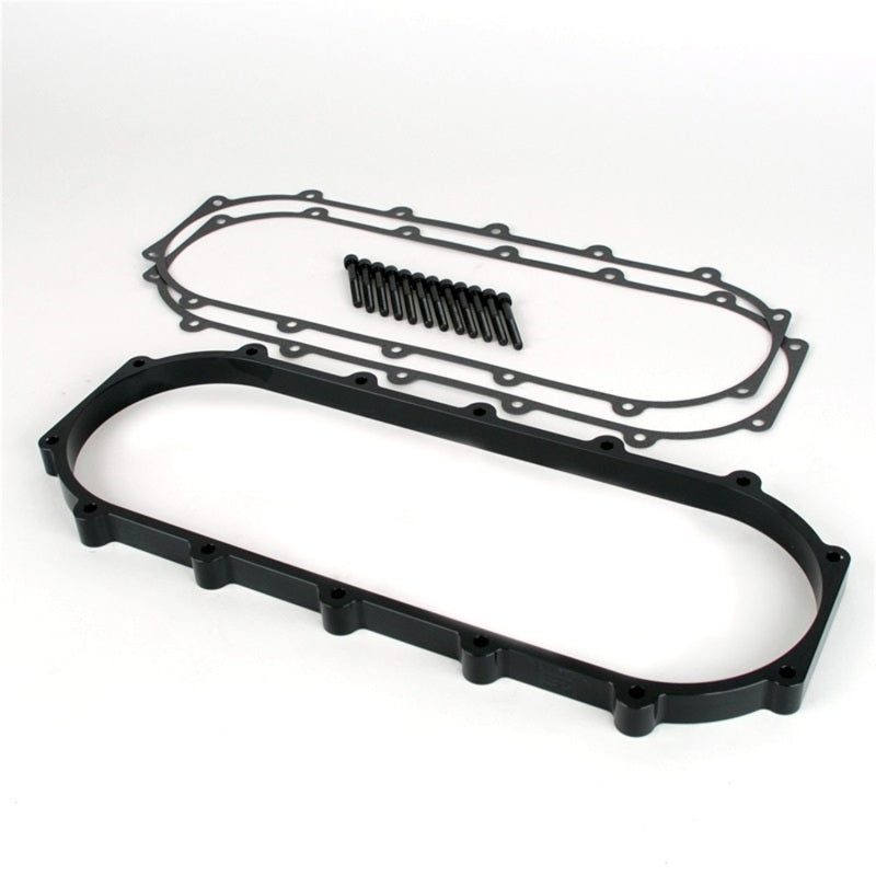 Skunk2 Ultra Series Honda/Acura Black RACE Intake Manifold 1 Liter Spacer (Inc Gasket & Hardware)-thumbmail-2