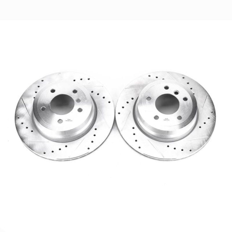 Power Stop 08-13 BMW 135i Rear Evolution Drilled & Slotted Rotors - Pair-thumbmail-2