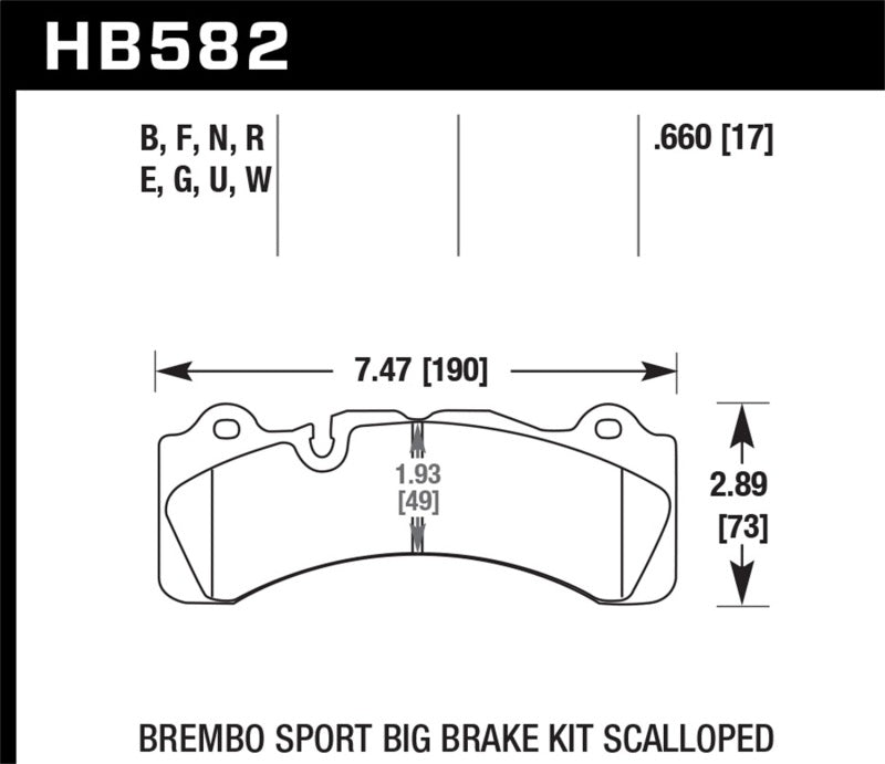 Hawk Brembo Caliper Family M Blue 9012 Race Brake Pads-thumbmail-3