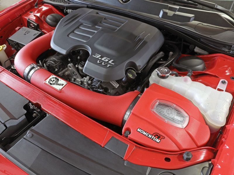 aFe Momentum GT Dry S Stage-2 Intake System 11-15 Dodge Challenger/Charger V6-3.6L (Red)-thumbmail-2