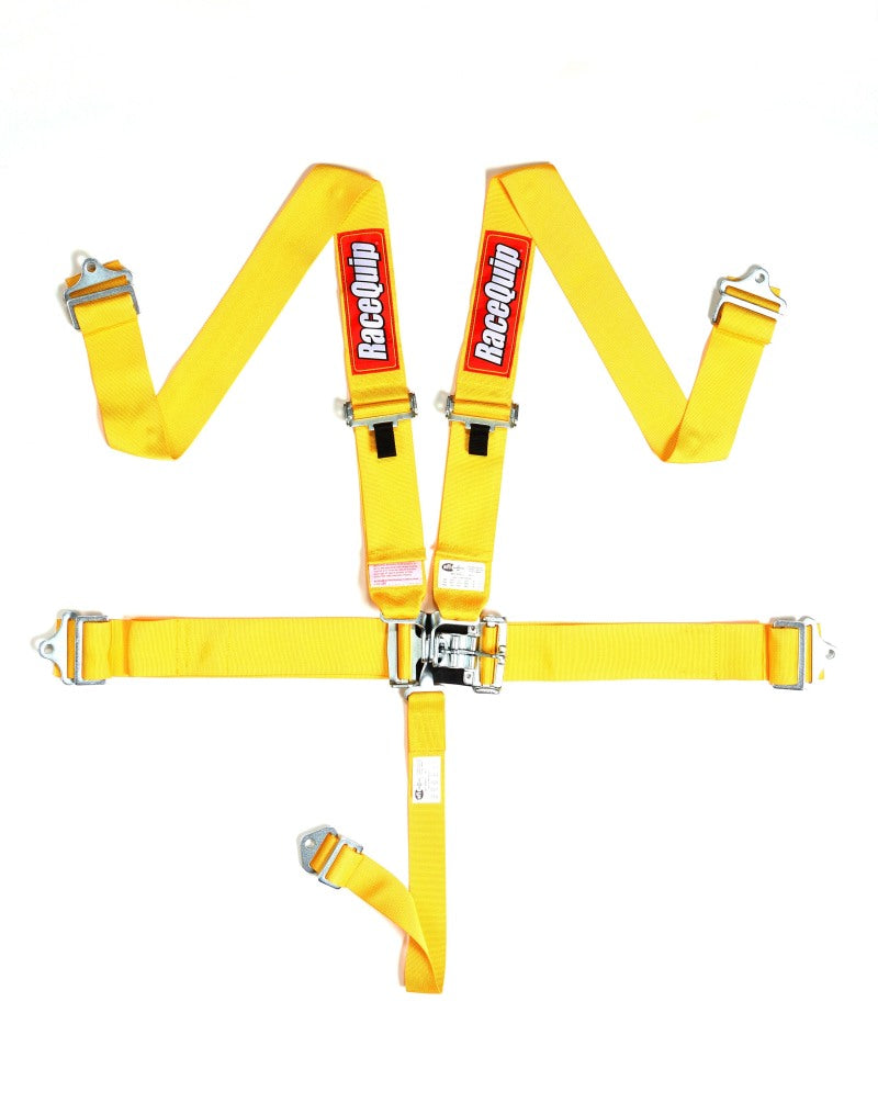 RaceQuip Yellow L & L 5pt Seat Belt-thumbmail-1